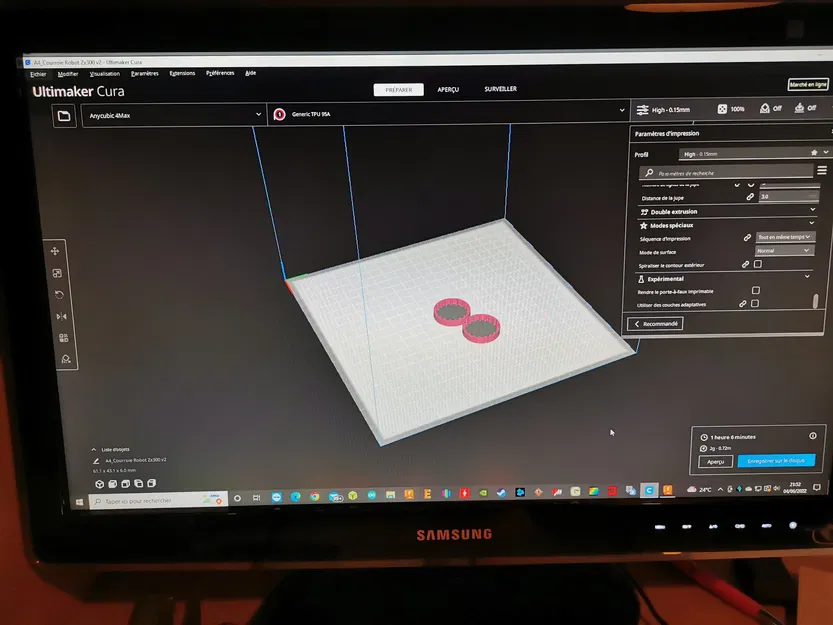 Dây đai cho robot Intex ZX300 bằng TPU 90A - Image 3