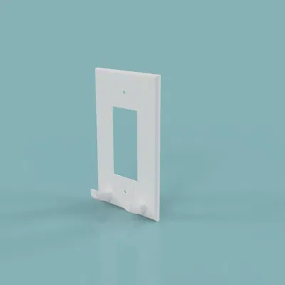 Bìa công tắc đèn với móc treo đồ nhỏ