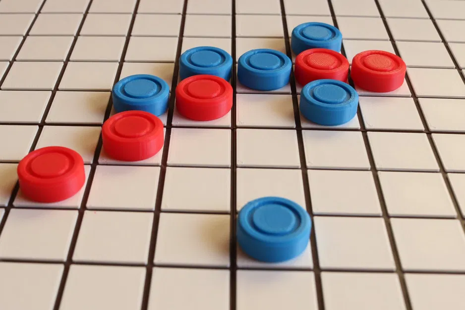 Bàn cờ Gomoku gập lại với đá chơi từ tính - Image 1