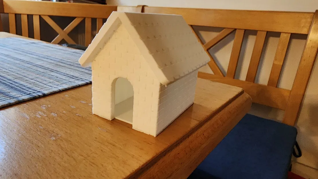 Nhà chó mini cho búp bê trong ngôi nhà búp bê - Image 1