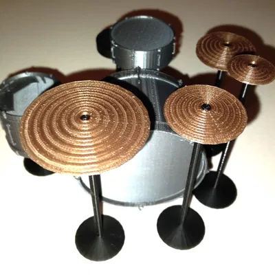 Bộ trống cho búp bê trong ngôi nhà búp bê