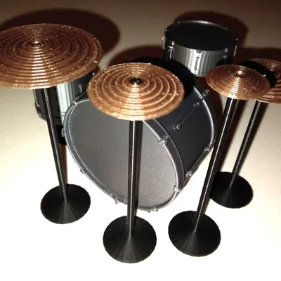 Bộ trống cho búp bê trong ngôi nhà búp bê