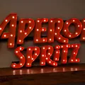 Biển hiệu retro LED "Aperol Spritz" treo tường - Thumbnail 1