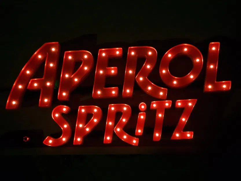 Biển hiệu retro LED "Aperol Spritz" treo tường - Image 5