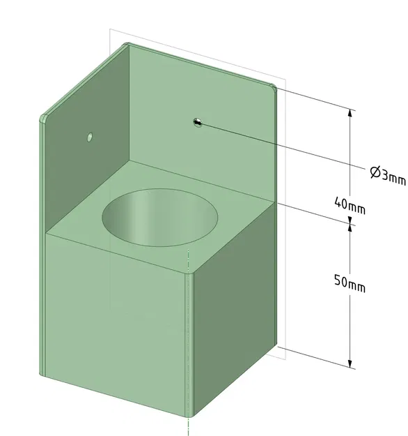 Giá đỡ chân bàn LACK IKEA để tăng chiều cao - Image 2