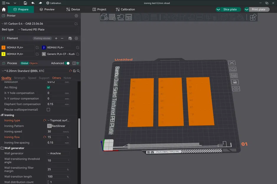 Kiểm tra quá trình là phẳng của máy in Bambu X1C - Image 3