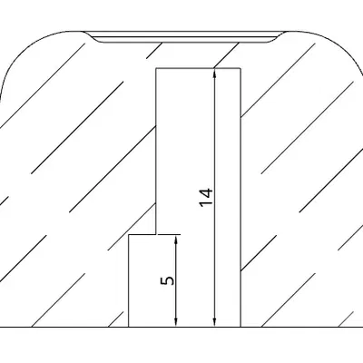 Núm điều chỉnh cho bộ mã hóa quay và biến trở 6mm