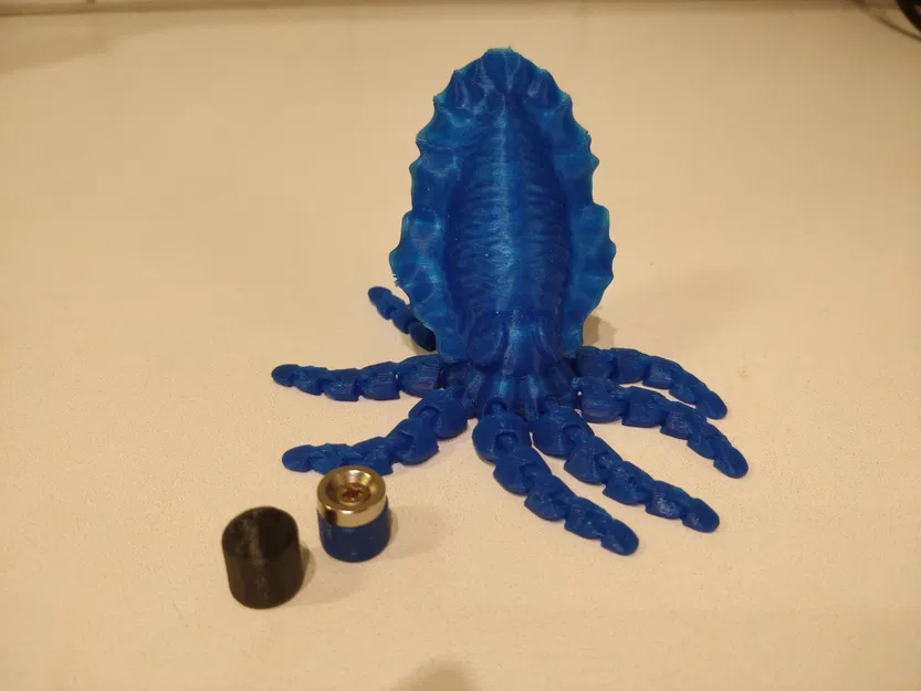 Phụ kiện mỏ và nam châm cho mô hình mực khớp nối - Image 1