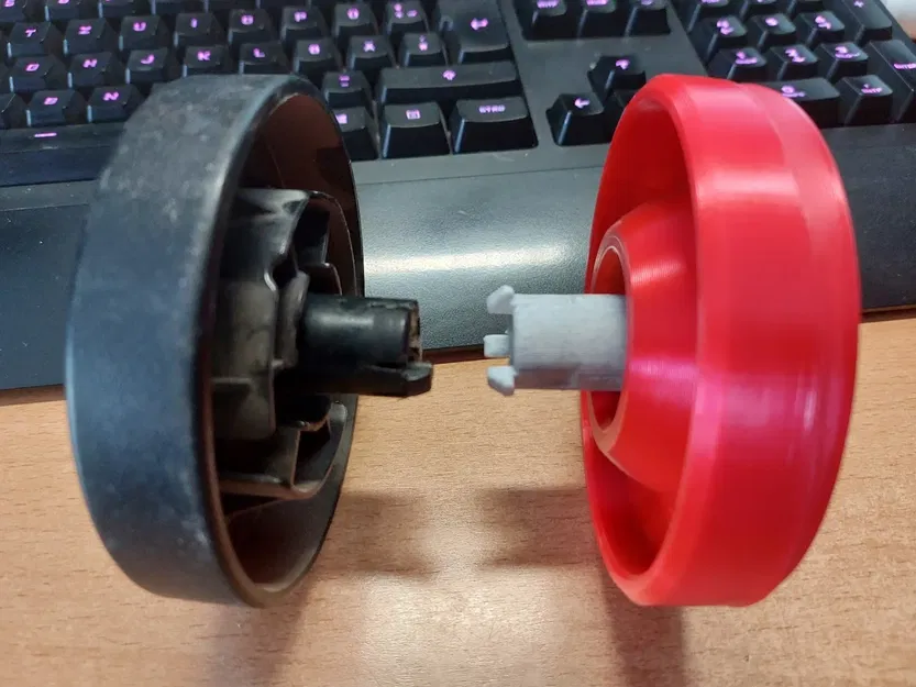 Bánh xe thay thế cho máy hút bụi AEG Vampyr 430 - Image 4