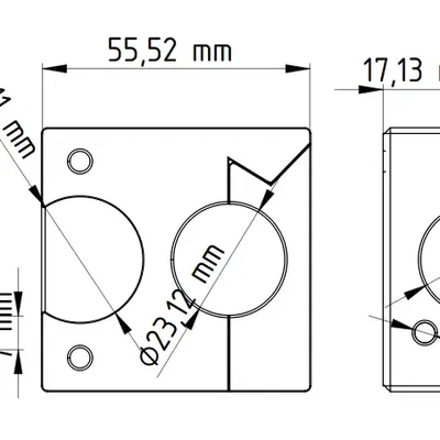 Giá đỡ tay lái cho holder RAM với file FreeCAD