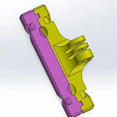 Adapter Gopro cho yên xe ALL-WINGS evo4 Super Hornet