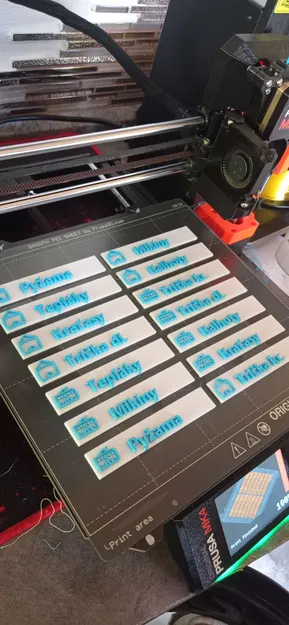 Nhãn quần áo tùy chỉnh 2 màu cho trẻ em tại nhà và trường học - Image 1