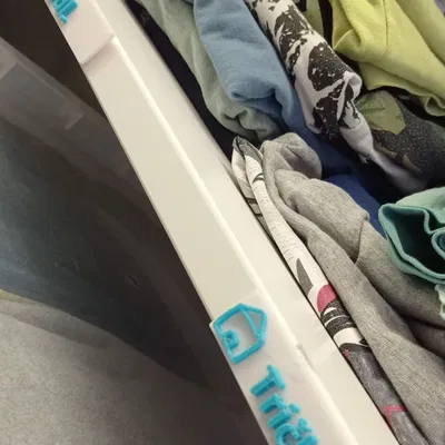 Nhãn quần áo tùy chỉnh 2 màu cho trẻ em tại nhà và trường học