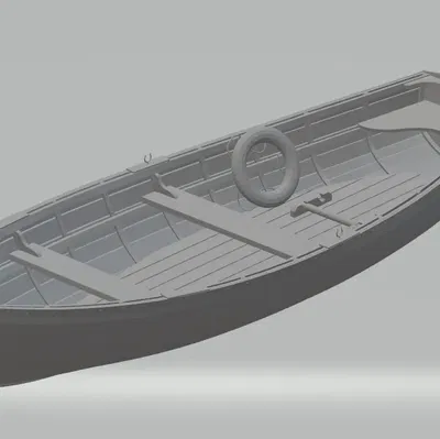 Thuyền chèo xinh đẹp cho mô hình tabletop