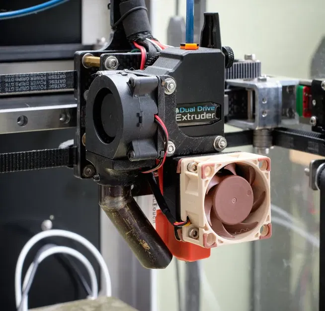 Giá đỡ Noctua 40mm cho đầu in Volcano trên Seckit Cube - Image 1