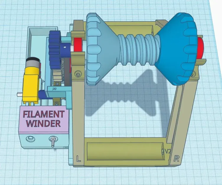 Máy cuốn filament động cơ cho máy in 3D - Image 2