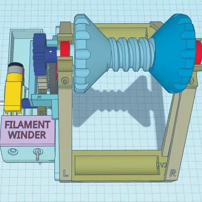 Máy cuốn filament động cơ cho máy in 3D