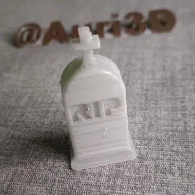 Bia mộ trang trí Halloween với thiết kế đáng sợ