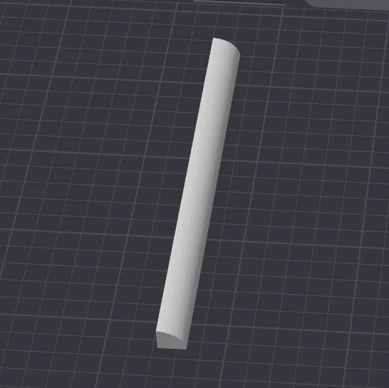 Phụ kiện góc tròn giữ cuộn filament cho kệ - Image 1