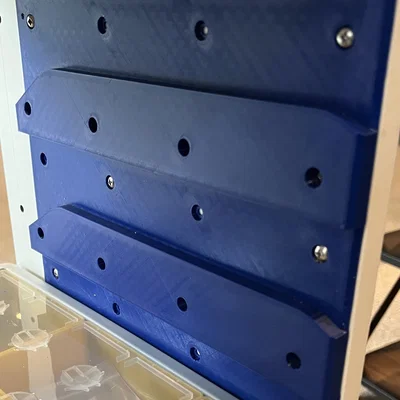 Bộ chuyển đổi ray lưu trữ Ikea Trofast cho hộp Harbor Freight