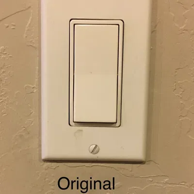 Bảng mặt công tắc ánh sáng thay thế cho công tắc hình chữ nh...