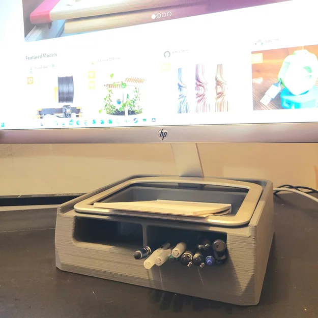 Giá đỡ màn hình và tổ chức bàn cho HP27es - Image 3