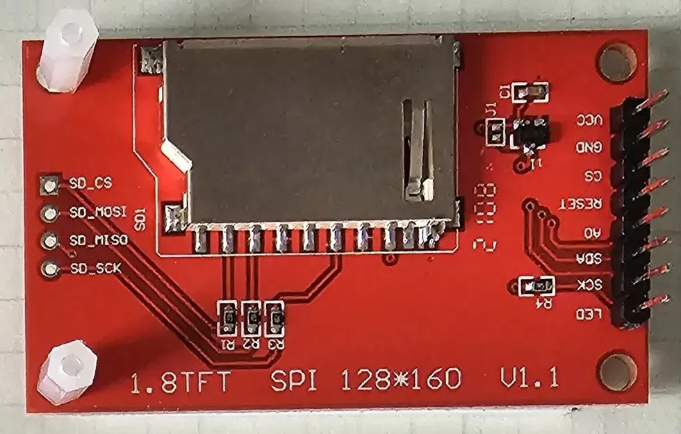 Vỏ bảo vệ cho màn hình ST7735 không cần keo dán - Image 3