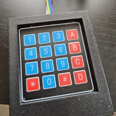 Vỏ bảo vệ bàn phím màng 4x4 không cần keo