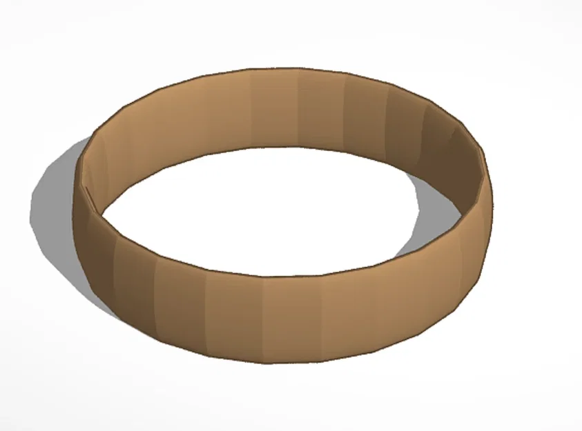 Nhẫn đơn giản có thể điều chỉnh kích thước trong Tinkercad - Image 1