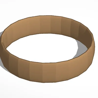 Nhẫn đơn giản có thể điều chỉnh kích thước trong Tinkercad