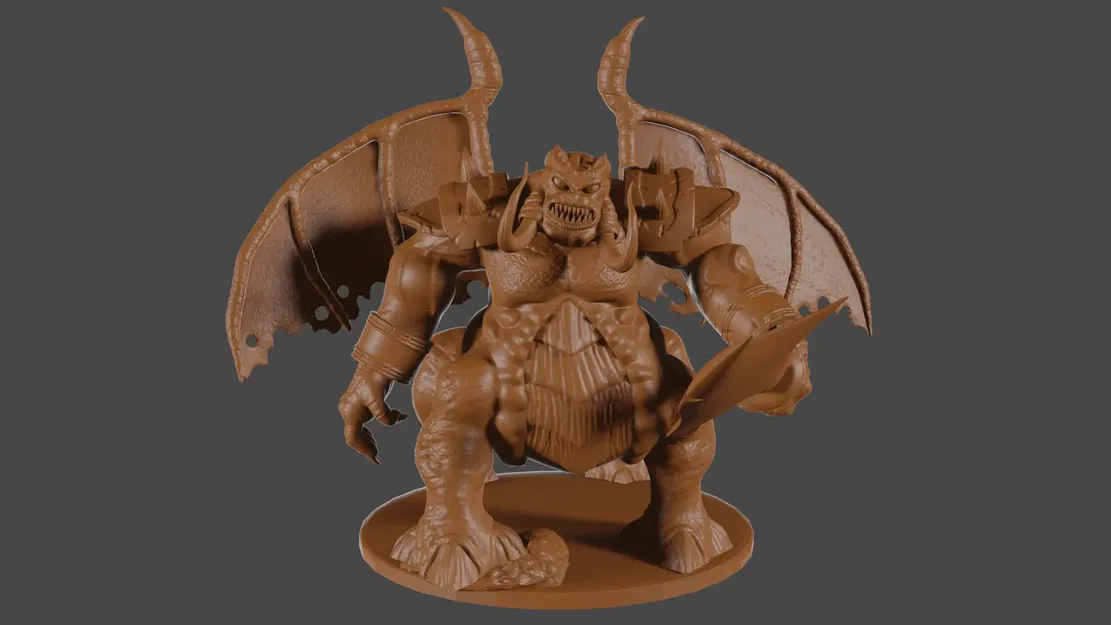 Mô hình Pitlord trong phong cách Warcraft cho DnD - Image 1