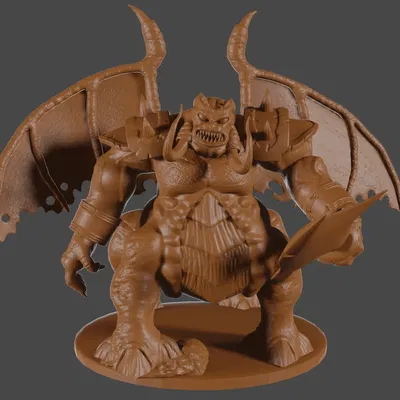 Mô hình Pitlord trong phong cách Warcraft cho DnD