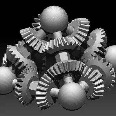 Kim tự tháp bánh răng có thể chơi được