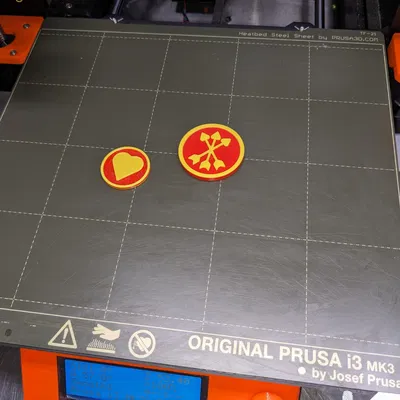 Đồng xu quyết định - Trái tim hoặc Phi tiêu - 2 kích thước