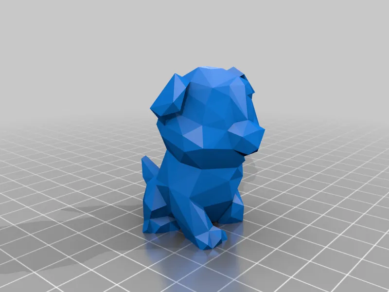 Chó thử nghiệm Low Poly của Creality - Image 1