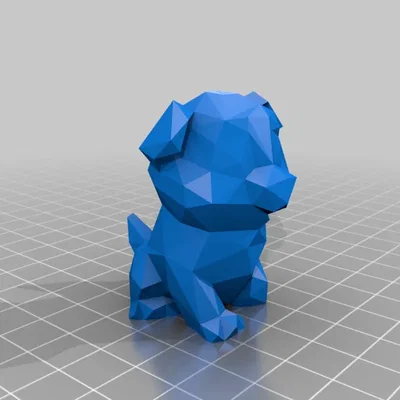 Chó thử nghiệm Low Poly của Creality