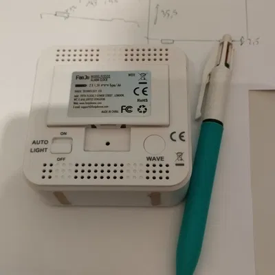 Nắp đậy pin cho đồng hồ báo thức FanJu FJ3533