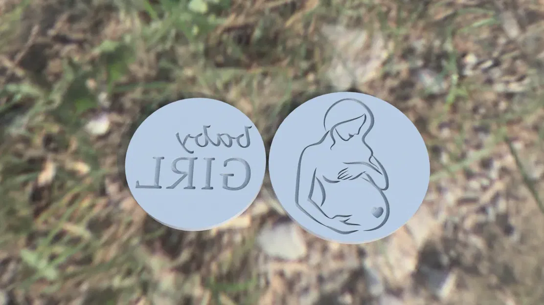 Dấu ấn và dao cắt bánh quy mẹ bầu - Image 1