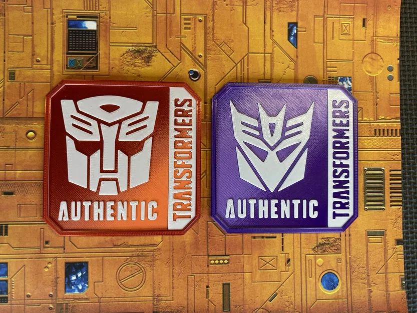Đế ly Transformers với logo "Authentic" độc đáo - Image 1