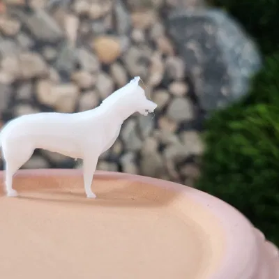 Chó chăn cừu Đức phong cách low poly