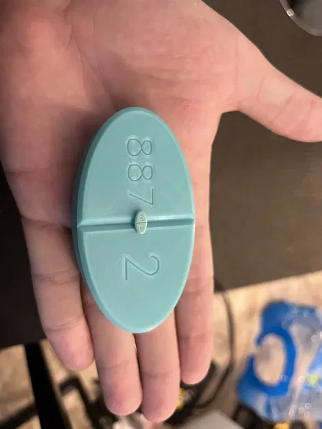 Viên thuốc màu xanh lớn 2000mg Estradiol - Image 2