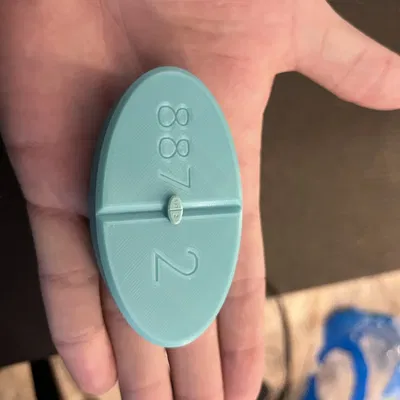 Viên thuốc màu xanh lớn 2000mg Estradiol