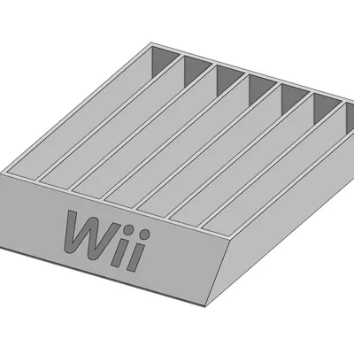 Giá đỡ hộp trò chơi Wii và Wii U có thể tùy chỉnh