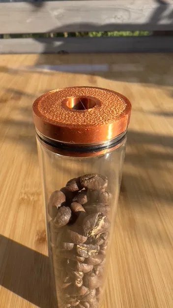 Nắp ống đựng hạt cà phê với van một chiều - Image 1