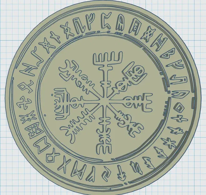 Đế lót ly biểu tượng Viking 13 - Image 1