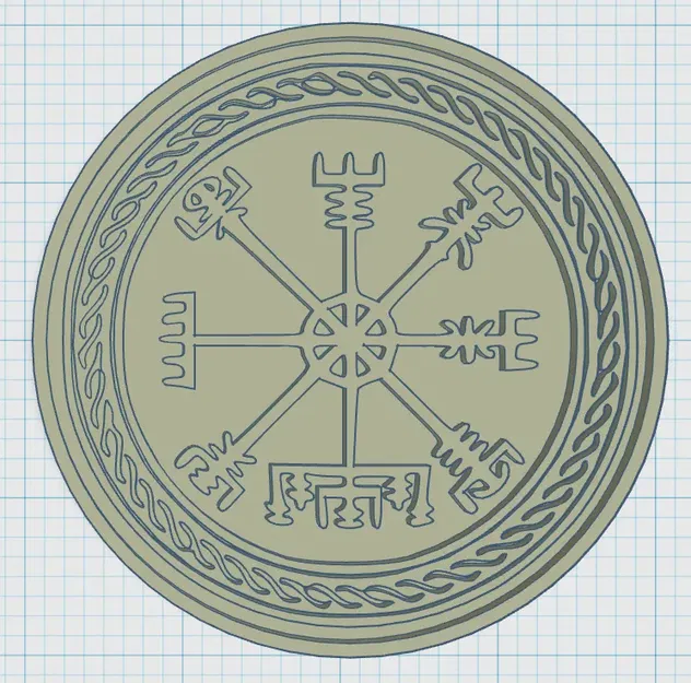 Biểu tượng Viking với đế lót 12 - Image 1