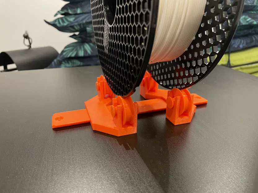 Giá đỡ cuộn filament với ray trượt vô hạn - Image 1