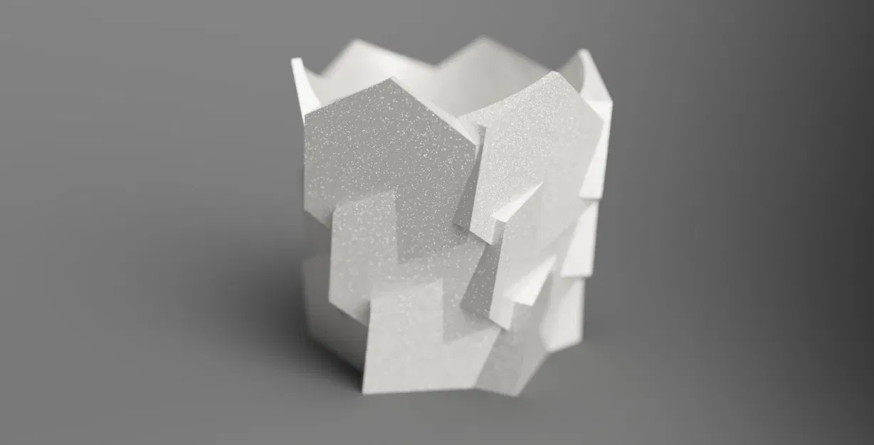 Bình hoa hình lục giác Fejka cho cây giả Ikea - Image 2