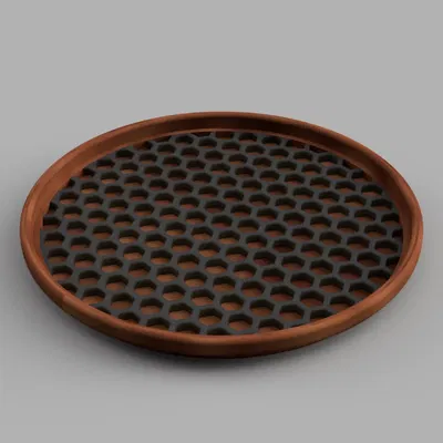 Đế lót ly tổ ong có thể xếp chồng lên nhau với màu sắc đa...