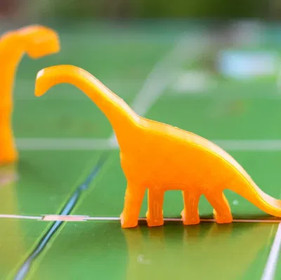 Meeple khủng long Plateosaurus cho trò chơi Dinosaur Island